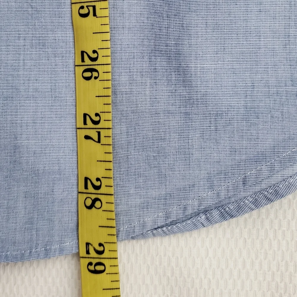 J. Crew Flex Washed Cotton Blend Slim Fit Long Sleeve Button Down Shirt Medium